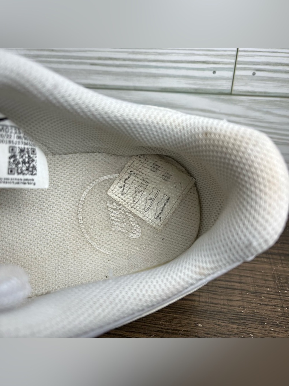 Nike Court Vision Alta Women’s Triple White Shoes - Women’s Size 8.5 - Picture 8 of 10